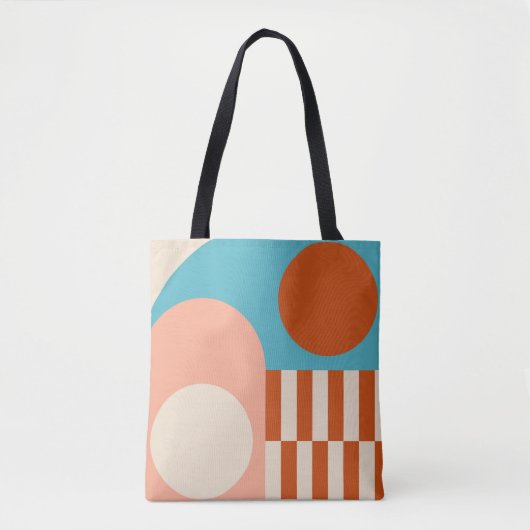 Moderner abstrakter geometrischer Hintergrund mit Tasche (Vorderseite)