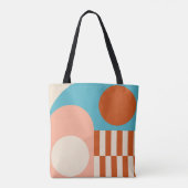 Moderner abstrakter geometrischer Hintergrund mit Tasche (Rückseite)