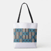 Moderner abstrakter geometrischer Hintergrund mit Tasche (Rückseite)