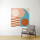 Moderner abstrakter geometrischer Hintergrund mit Wandteppich (Beispiel (Horizontal))