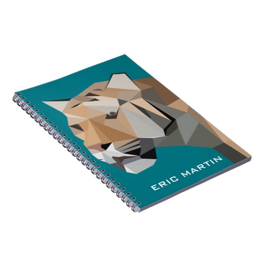 Moderner abstrakter geometrischer notizblock (Rechte Seite)