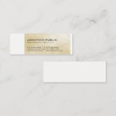 Moderner Abstrakter Hintergrund Beruflich Schlicht Mini Visitenkarte (Vorne/Hinten)