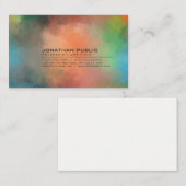Moderner Abstrakter Hintergrund Beruflich Schlicht Visitenkarte (Vorne/Hinten)