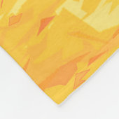Moderner abstrakter Hintergrund für helle Pinselst Fleecedecke (Ecke)