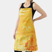 Moderner abstrakter Hintergrund für helle Pinselst Schürze (InSitu)