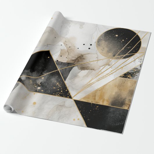 Moderner abstrakter Hintergrund Geschenkpapier (Ungerollt)