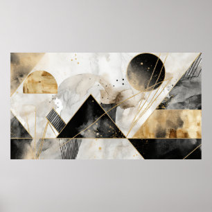 Moderner abstrakter Hintergrund Poster