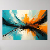 Moderner Abstrakter Impressionismus Minimalismus 3 Poster (Vorne)