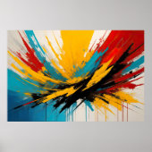 Moderner Abstrakter Impressionismus Minimalismus 3 Poster (Vorne)