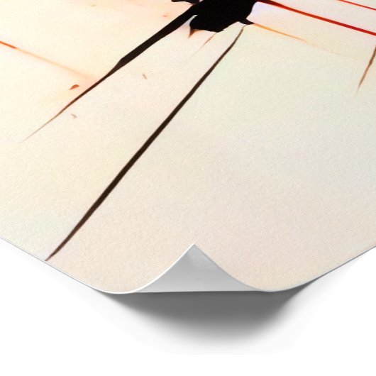 Moderner Abstrakter Impressionismus Minimalismus 3 Poster (Ecke)