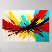 Moderner Abstrakter Impressionismus Minimalismus 3 Poster (Vorne)