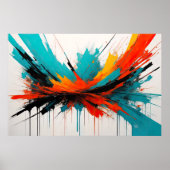 Moderner Abstrakter Impressionismus Minimalismus 3 Poster (Vorne)