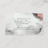 Moderner Abstrakter Innenarchitekten Visitenkarte (Rückseite)