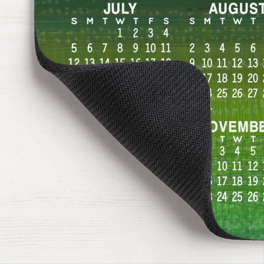 Moderner Abstrakter Kalender vertikal Mousepad (Ecke)