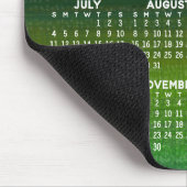 Moderner Abstrakter Kalender vertikal Mousepad (Ecke)