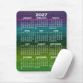 Moderner Abstrakter Kalender vertikal Mousepad (Mit Mouse)