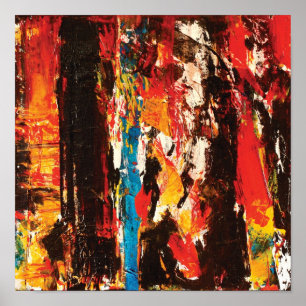 Moderner abstrakter Kunst-Druck Poster