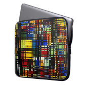 Moderner Abstrakter Laptop-Sleeve Laptopschutzhülle (Vorderseite Links)