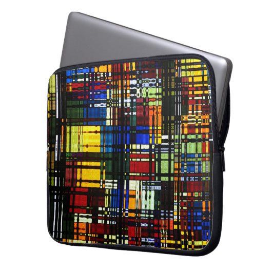 Moderner Abstrakter Laptop-Sleeve Laptopschutzhülle (Vorderseite Links)
