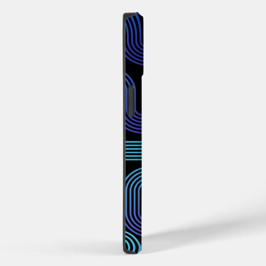 Moderner Abstrakter Lila geometrischer Individuell Case-Mate iPhone Hülle (Rückseite / Rechts)