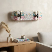Moderner abstrakter Marmor Skateboard
