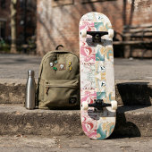 Moderner abstrakter Marmor Skateboard