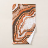 Moderner Abstrakter Marmorbarsch Badhandtuch Set (Handtuch)