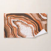 Moderner Abstrakter Marmorbarsch Badhandtuch Set (Handtuch)