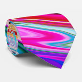 Moderner Abstrakter Marmorstein Krawatte (Gerollt)