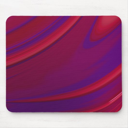 Moderner Abstrakter Minimalistischer Lila Swirl Mousepad (Vorne)