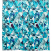 Moderner Abstrakter Muster Duschvorhang (Vorderseite)