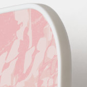 Moderner Abstrakter Personalisierter Name Pickleball Schläger (Linke Seite)