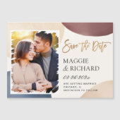 Moderner Abstrakter Pinselstrich Speichern Sie das Magnetkarte (Vorderseite)