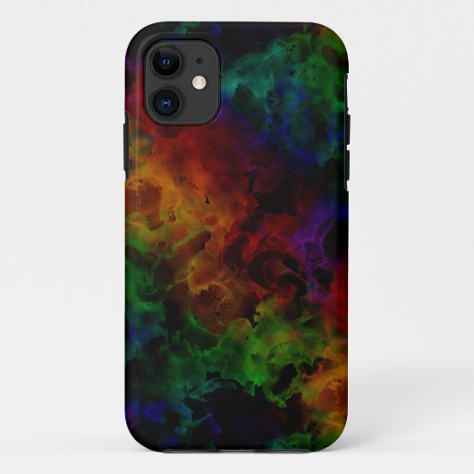 Moderner Abstrakter Regenbogen Case-Mate iPhone Hülle (Rückseite)