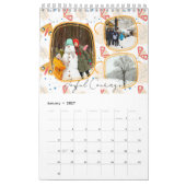 Moderner abstrakter Schmetterlinge-Foto-Kalender 2 Kalender (Jan 2027)