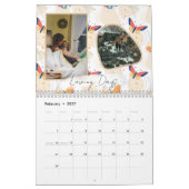 Moderner abstrakter Schmetterlinge Foto-Kalender 2 Kalender (Feb 2027)
