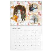 Moderner abstrakter Schmetterlinge-Foto-Kalender 2 Kalender (Jan 2027)