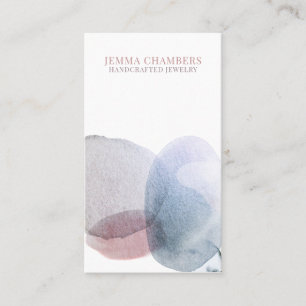 Moderner Abstrakter Schmuckdesigner Visitenkarte