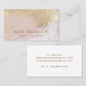 Moderner, Abstrakter Schmuckdesigner Visitenkarte (Vorne/Hinten)