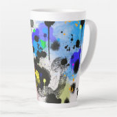 Moderner abstrakter Spritzer Milchtasse (Rechte Ecke)