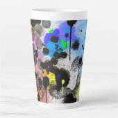 Moderner abstrakter Spritzer Milchtasse (Vorderseite)