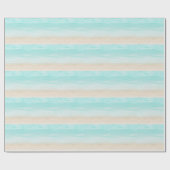 Moderner Abstrakter Strand Geschenkpapier (Flach)