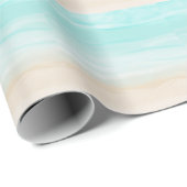 Moderner Abstrakter Strand Geschenkpapier (Rolleneckpunkt)