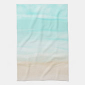 Moderner Abstrakter Strand Geschirrtuch (Vertikal)