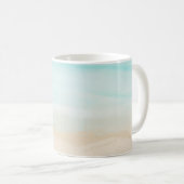 Moderner Abstrakter Strand Kaffeetasse (VorderseiteRechts)