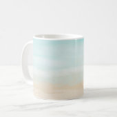 Moderner Abstrakter Strand Kaffeetasse (Vorderseite Links)