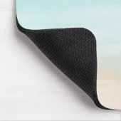 Moderner Abstrakter Strand Mousepad (Ecke)