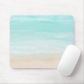Moderner Abstrakter Strand Mousepad (Mit Mouse)