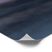 Moderner Abstrakter Strand Sonnenuntergang Poster (Ecke)