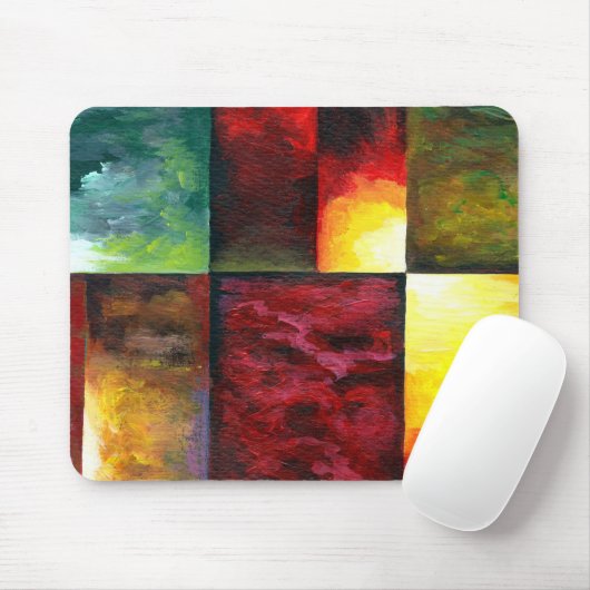 Moderner Abstrakter Template Expressionismus-Trend Mousepad (Mit Mouse)